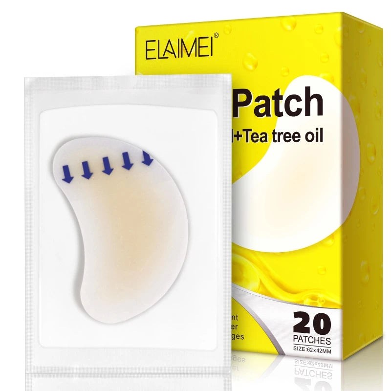 Patchs anti-boutons Fyvra ClearGuard Tea Tree - Lot de 20 