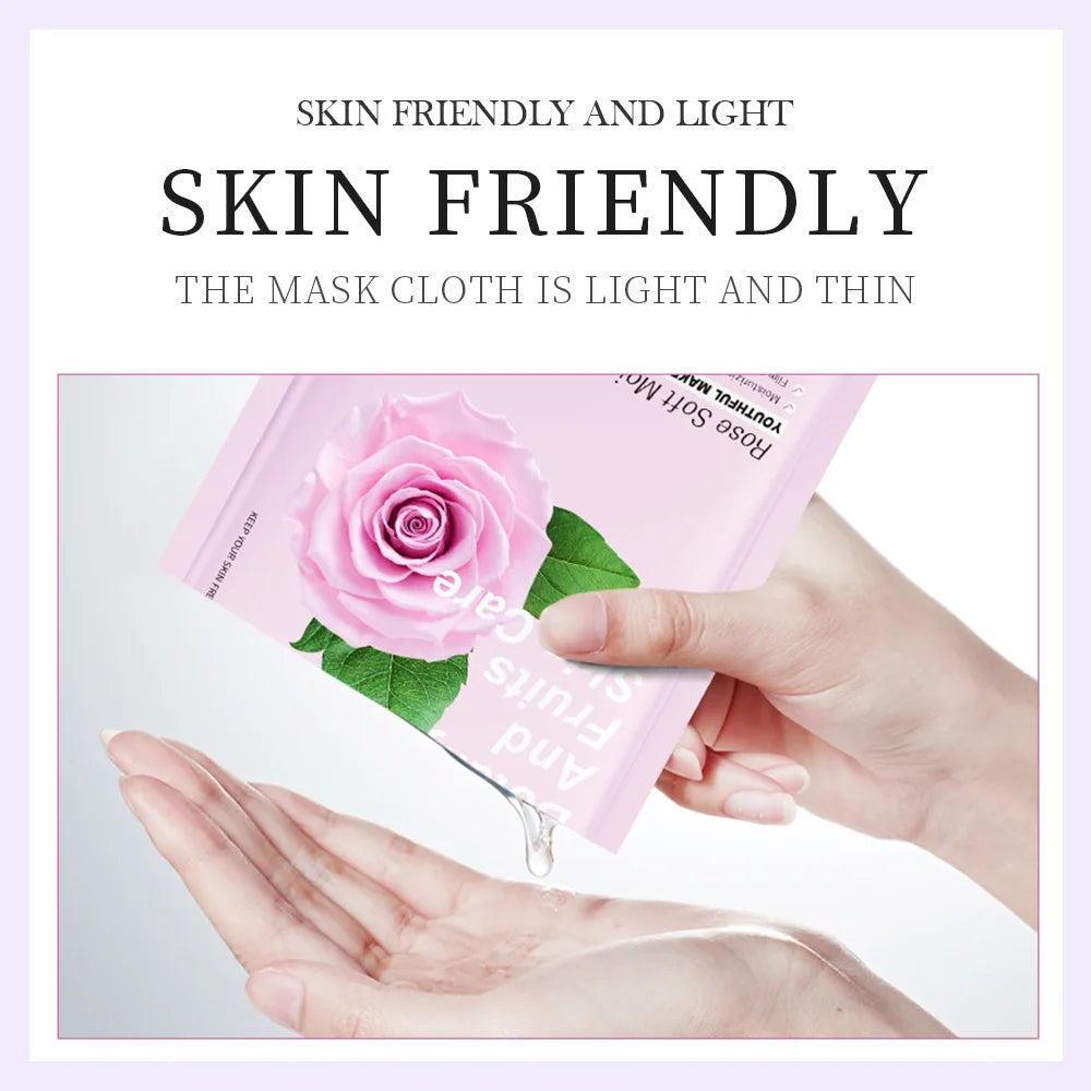 8-pack Natural Plant Face Mask – Återfuktande & Uppstramande Sheet Masks | Fyvra - Fyvra