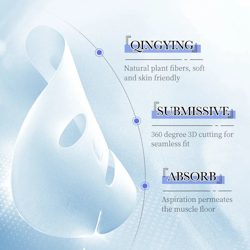 10-pack SADOER Hyaluronic Acid Ansiktsmasker | Fyvra - Fyvra
