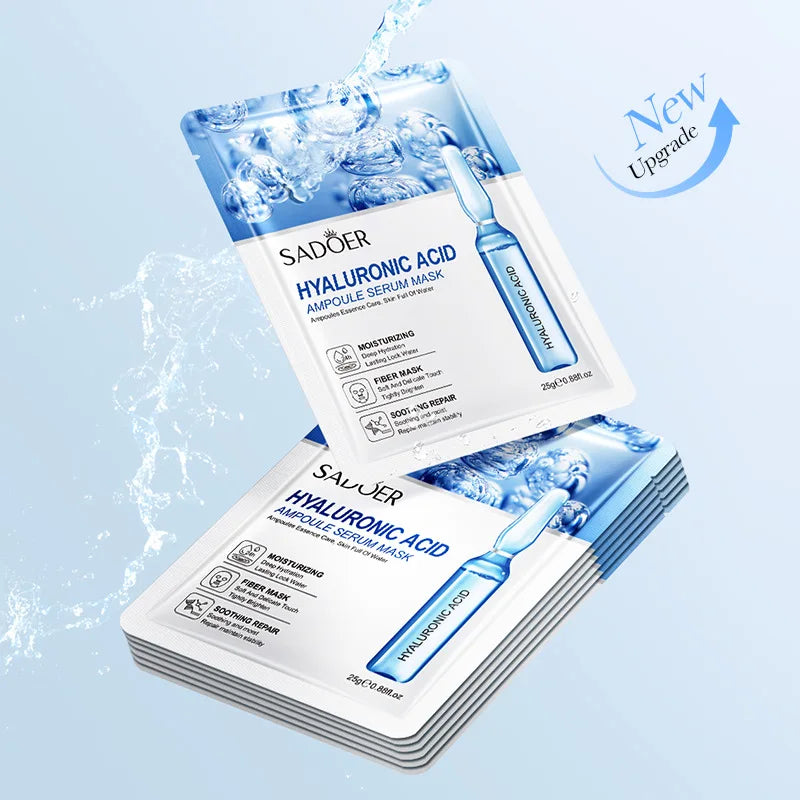 10-pack SADOER Hyaluronic Acid Ansiktsmasker | Fyvra - Fyvra